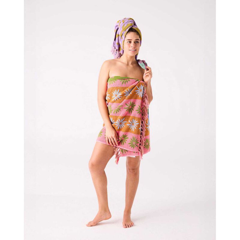 Kip&Co Little Daisy Terry Bath Sheet / Beach Towel image number 1